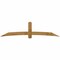 Ekena Millwork Bellingham Rough Sawn Timber Gable Bracket, Western Red Cedar, 108"W x 27"H x 6"D x 6"F, 6/12 Pitch GBW108X27X0606BEL00RWR - alternate 1